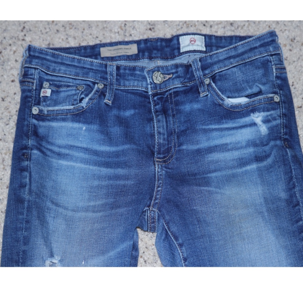 AG Jeans. The legging Ankle Skinny Distreseed - Picture 6 of 7